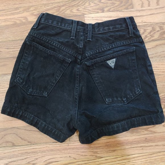 Vintage 80's GUESS? High Waist Demin Shorts - Picture 2 of 8